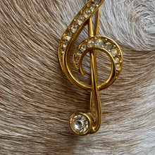Load image into Gallery viewer, Treble Clef Brooch
