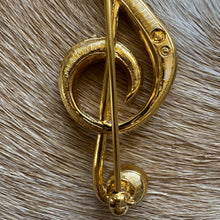 Load image into Gallery viewer, Treble Clef Brooch
