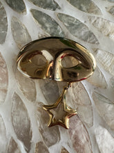 Load image into Gallery viewer, Gold Star Mask Brooch
