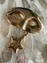 Load image into Gallery viewer, Gold Star Mask Brooch
