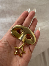 Load image into Gallery viewer, Gold Star Mask Brooch
