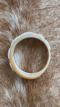 Load and play video in Gallery viewer, Carved Shell Bangle

