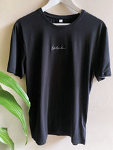Load image into Gallery viewer, Black Opshopulence Tee (Centre Embroidery)
